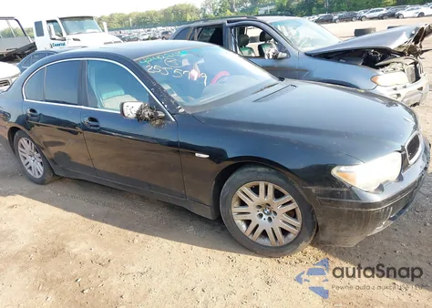 2003 BMW 745I from USA, damaged, VIN WBAGL63483DP67483